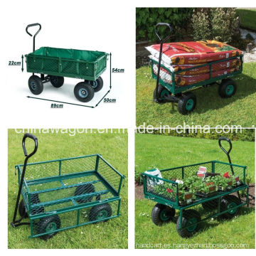 Wagon Garden Cart Nursery Trailer Heavy Duty Cart